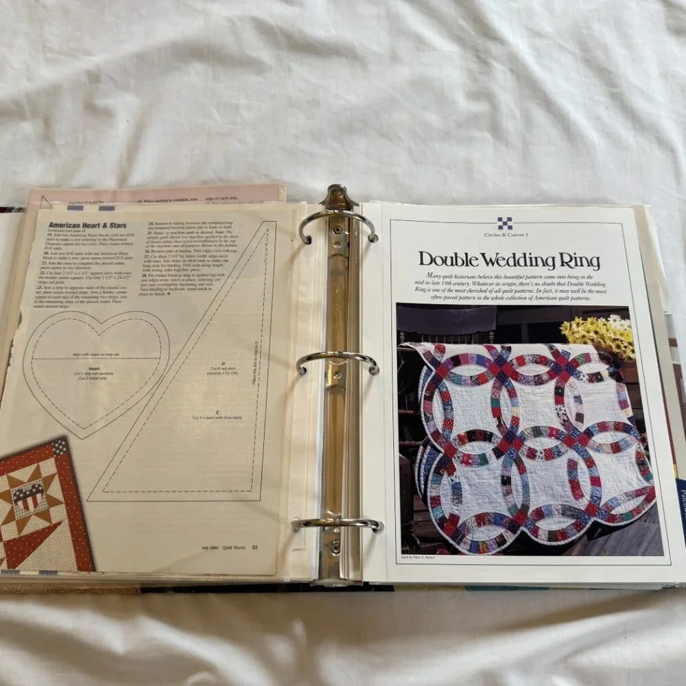 Oxmoor House BEST LOVED Quilt Patterns Binder Quilt Patterns 1993 Customizable